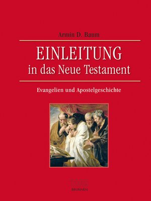 cover image of Einleitung in das Neue Testament--Evangelien und Apostelgeschichte
